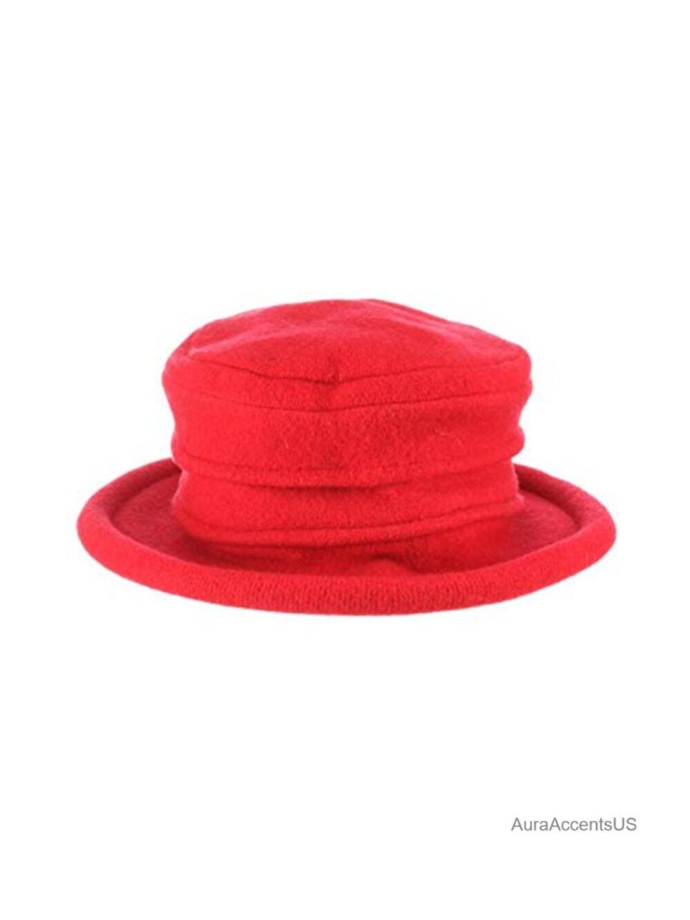 100% Boiled Wool Packable Cloche Beret Hat One Size Travel